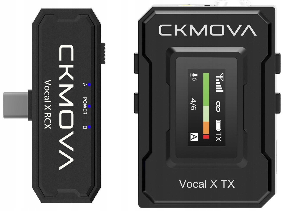 Bezdrátový mikrofon na Usb C – dosah až 150 m – Ckmova Vocal X V3 MK2