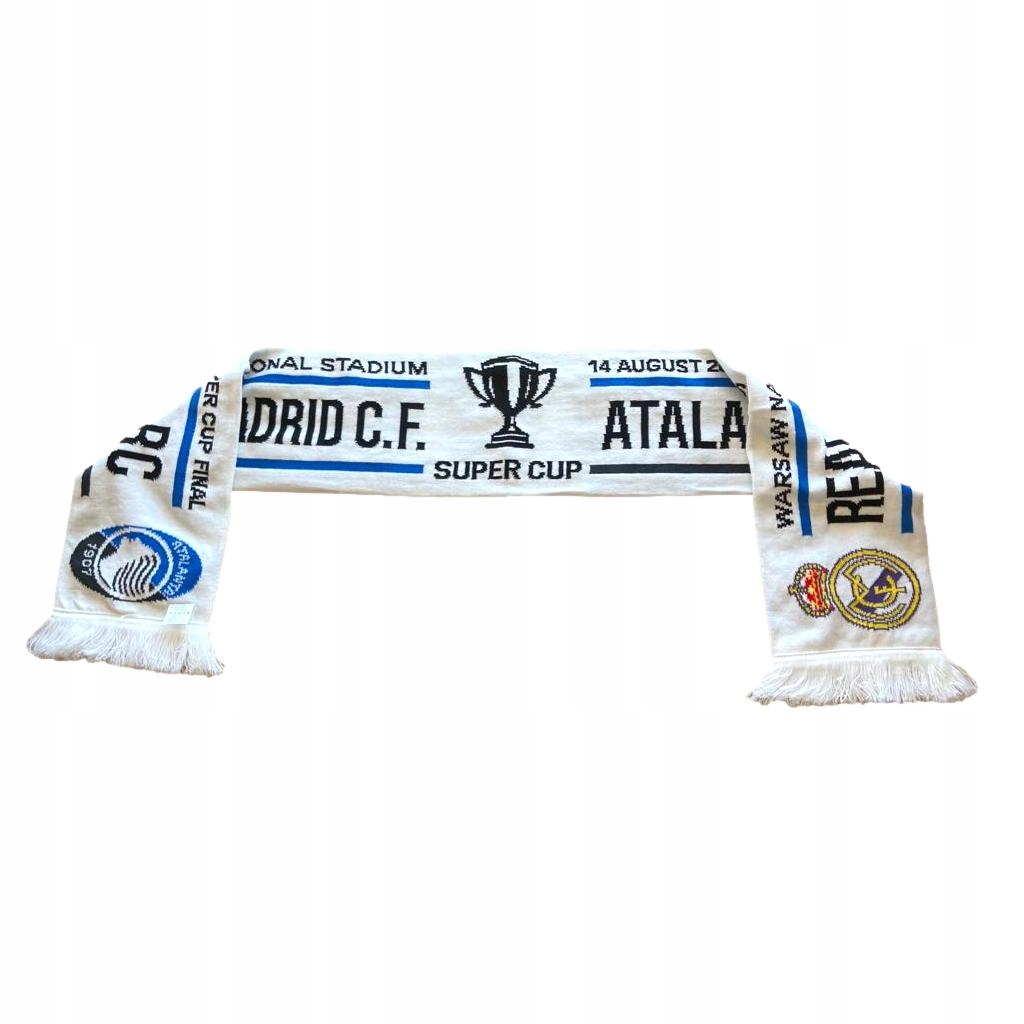 SZALIK MECZOWY DWUSTRONNY SUPERPUCHAR REAL MADRYT - ATALANTA