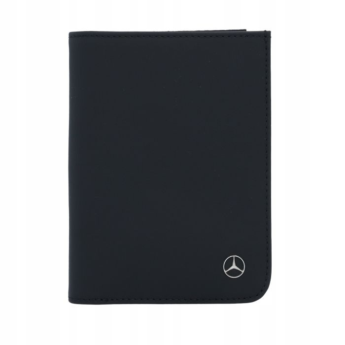 Mercedes kožená peňaženka rozkladacia koža upcyklácia Rfid ochrana 12x10 cm