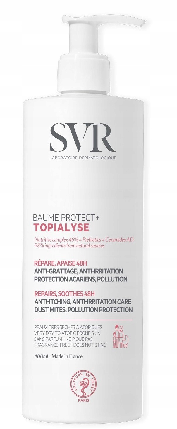 Svr Topialyse Baume Protect ochronny balsam do ciała skóry atopowej 400 ml