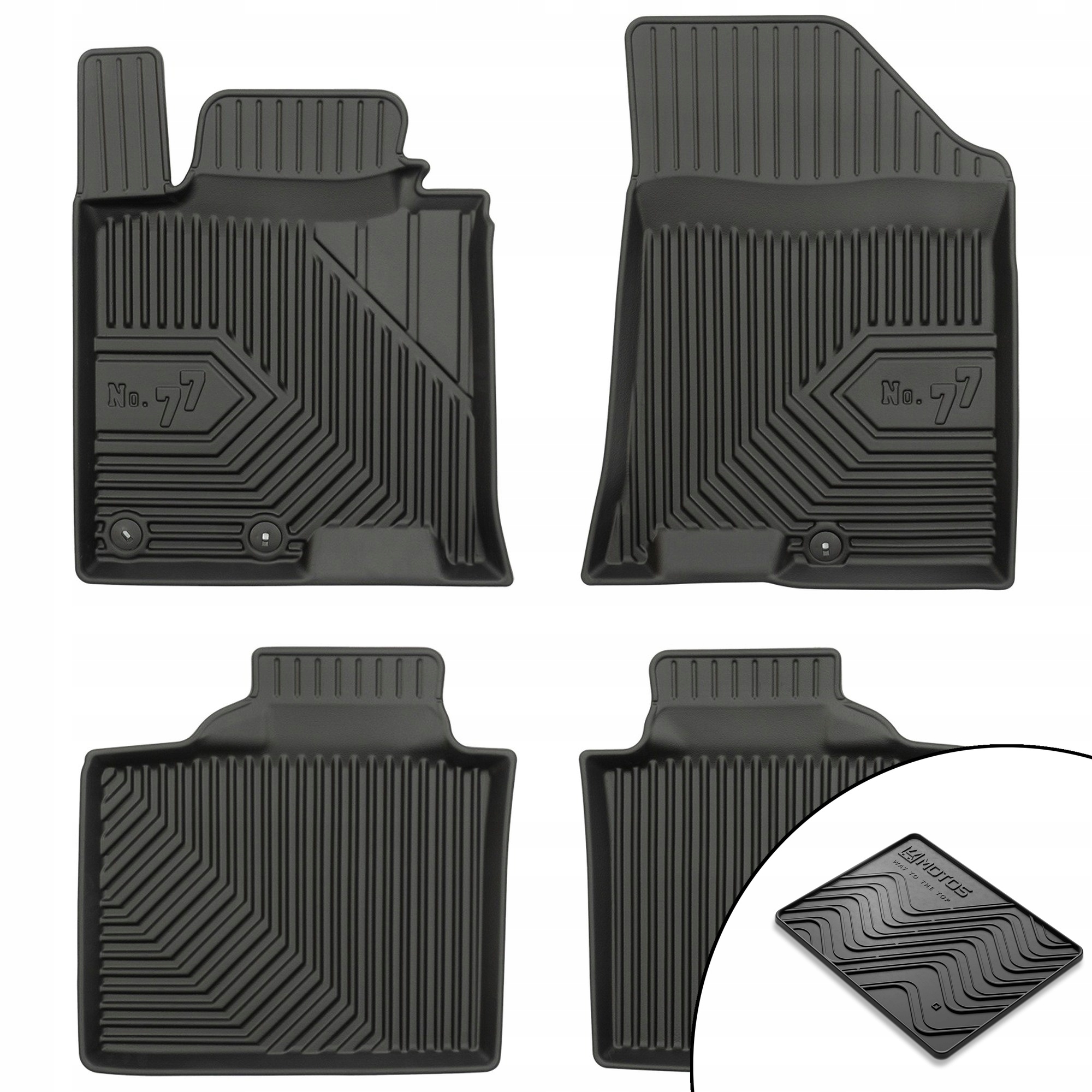 Dywaniki gumowe No.77 Hyundai i40 2011-2019 mata