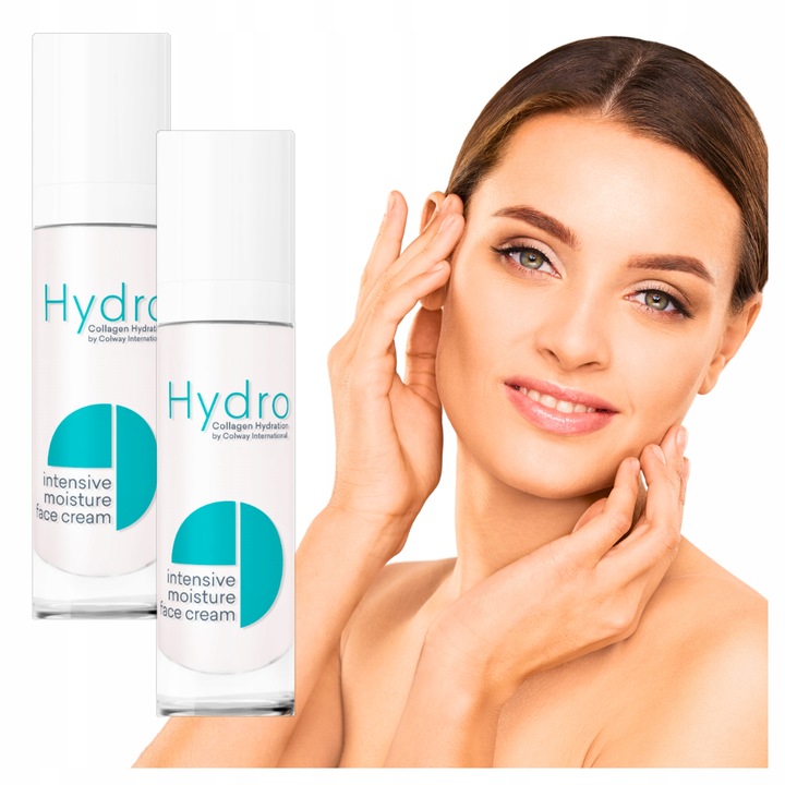 2x Intenzivně hydratační krém na obličej Colway Hydro den a noc 50 ml