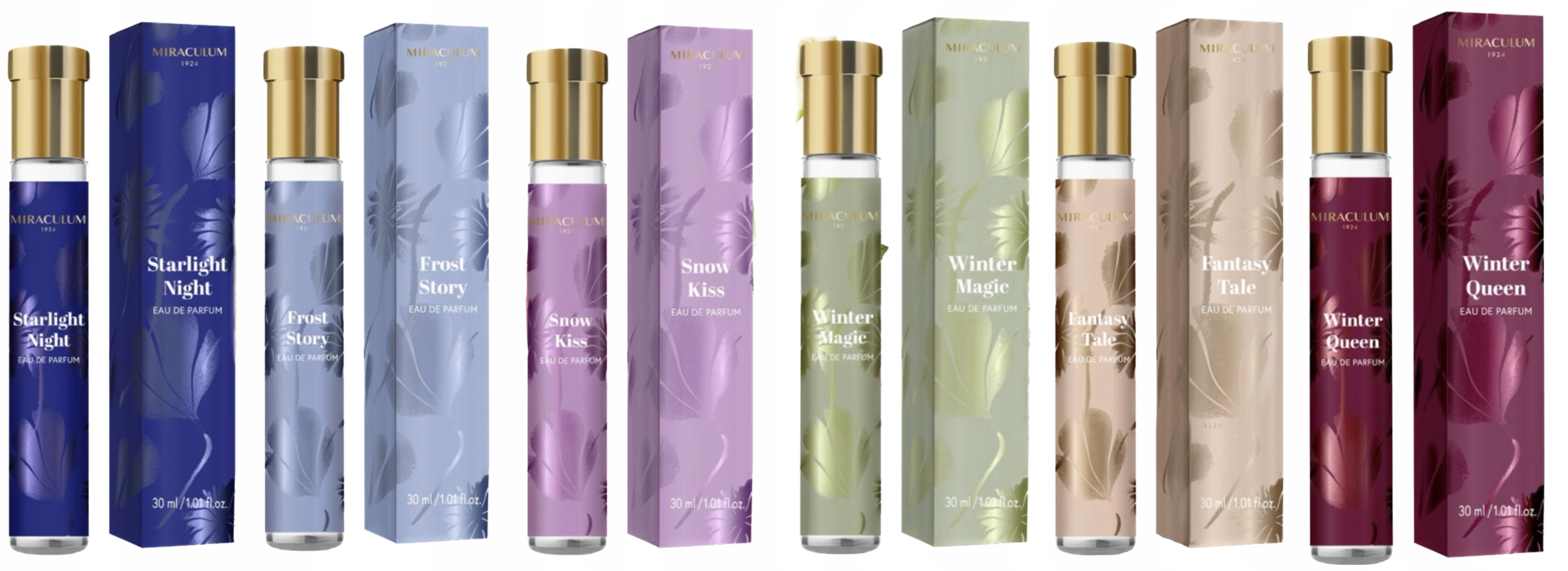 zestaw perfumetki 6x Edp Woda Perfumowana Damska