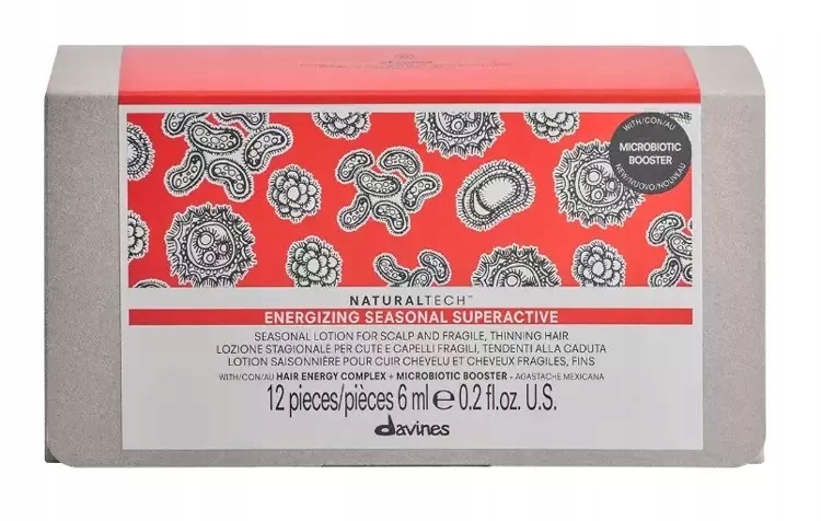 Ampułki do włosów davines Natural Tech 12x6 ml