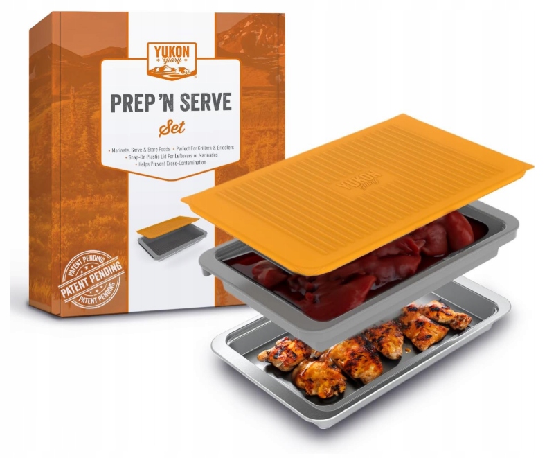 Grilovací tácek z nerezová ocel Ce obdélníkový 44,5 x 28,5 cm