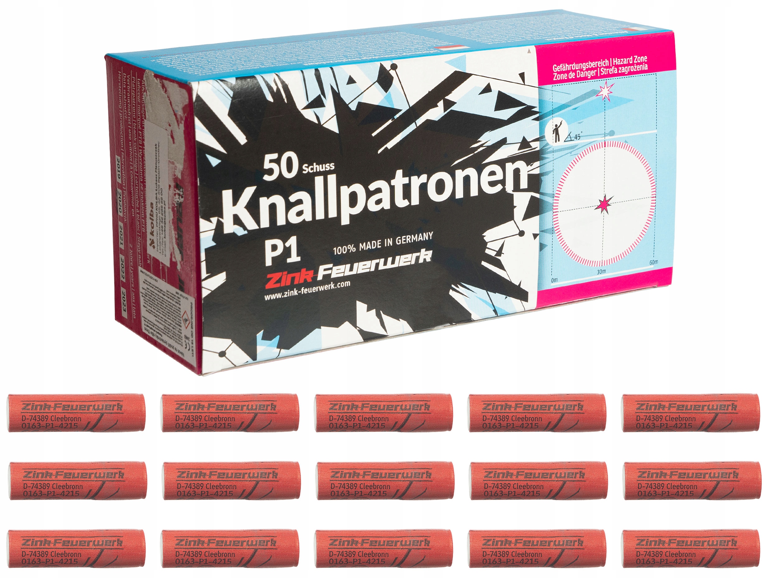 

Raca pistoletowa Zink Feuerwerk Knall 50 szt.