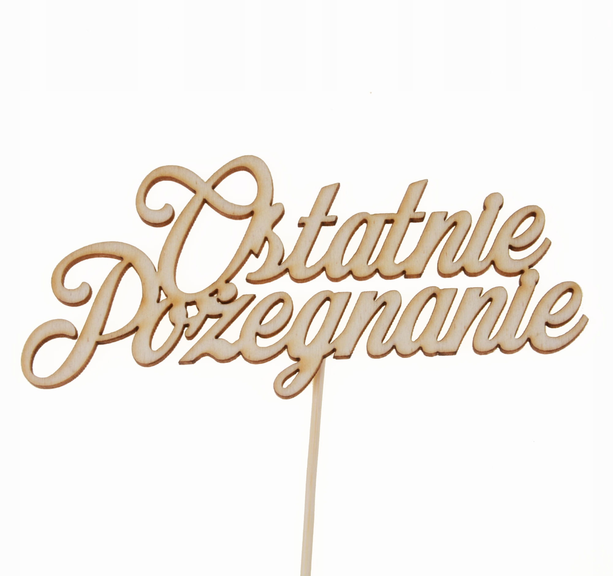 

5 szt topper pik napis Ostatnie Pożegnanie