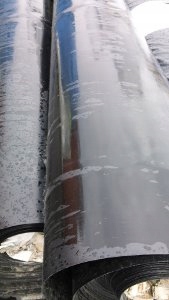 Geomembrana membrana folia PEHD 0,75 wytrzymała Długość 1 m