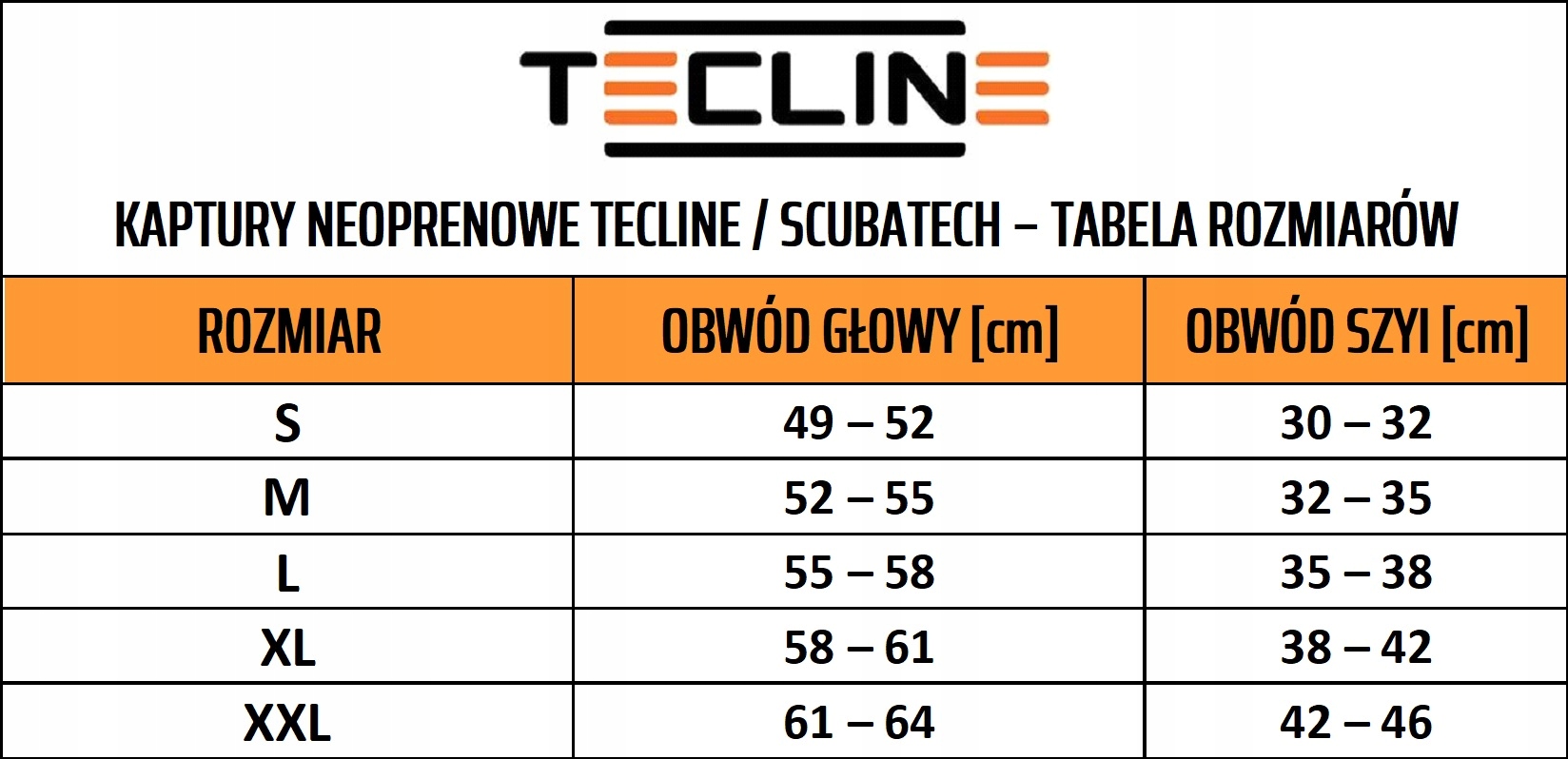Kaptur Tecline PROTERM 7mm, rozmiar: XL (PROMOCJA) Kod producenta T19012-5