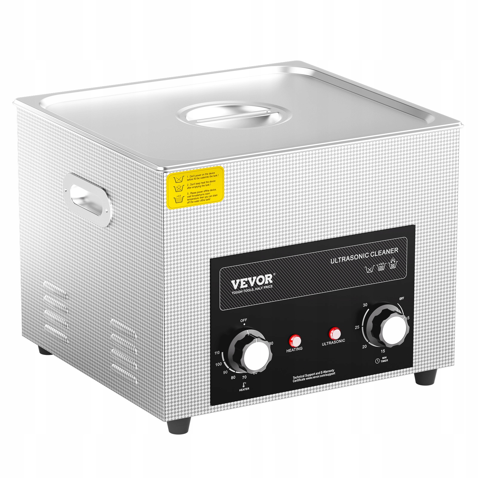 Vevor 15 L Profesionálna Ultrazvuková Umývačka S Časovačom A Ohrevom 360 W
