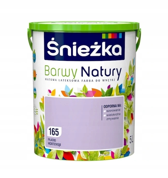 BARWY NATURY PŁATKI HORTENSJI 165 5L MAT LATEKSOWA