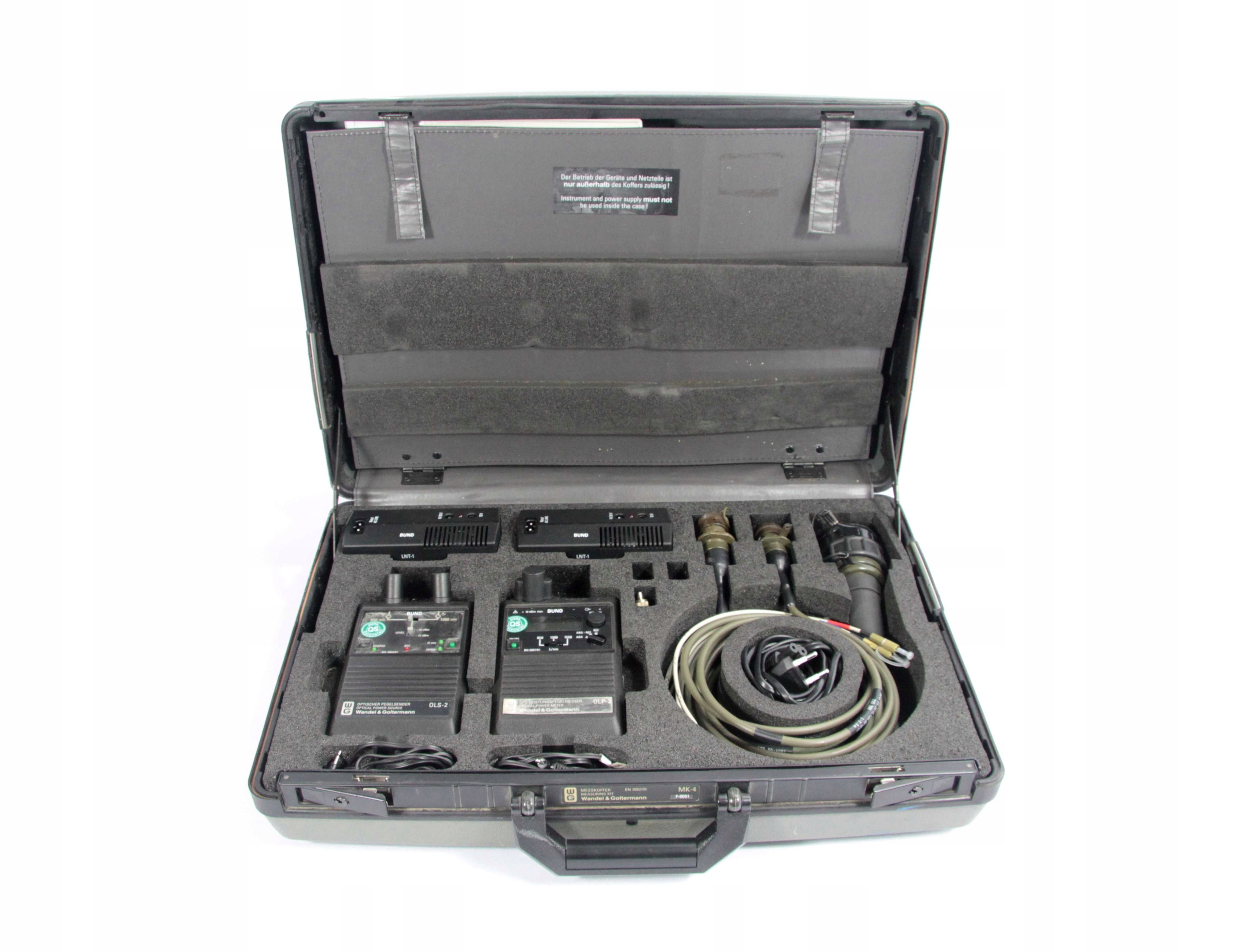 WANDEL GOLTERMANN ВОЛОКОННО-ОПТИЧЕСКИЙ ИЗМЕРИТЕЛЬНЫЙ КОМПЛЕКТ
