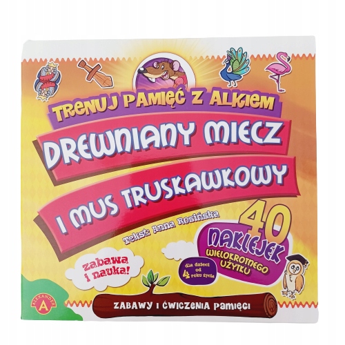 Drewniany miecz i mus truskawkowy Trenuj pamięć