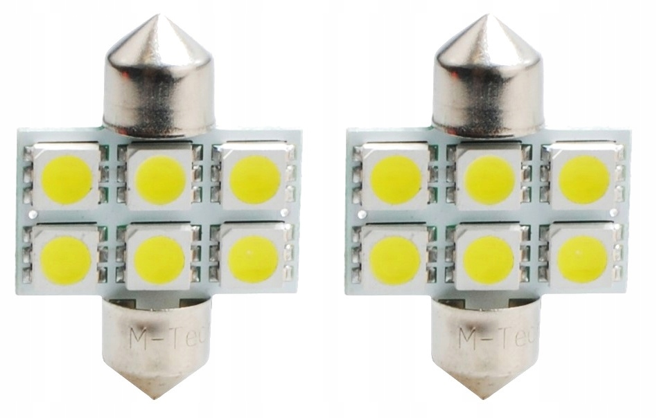 

Żarówka Led C5W C10W 31mm 6xSMD5050 Biała Rurka
