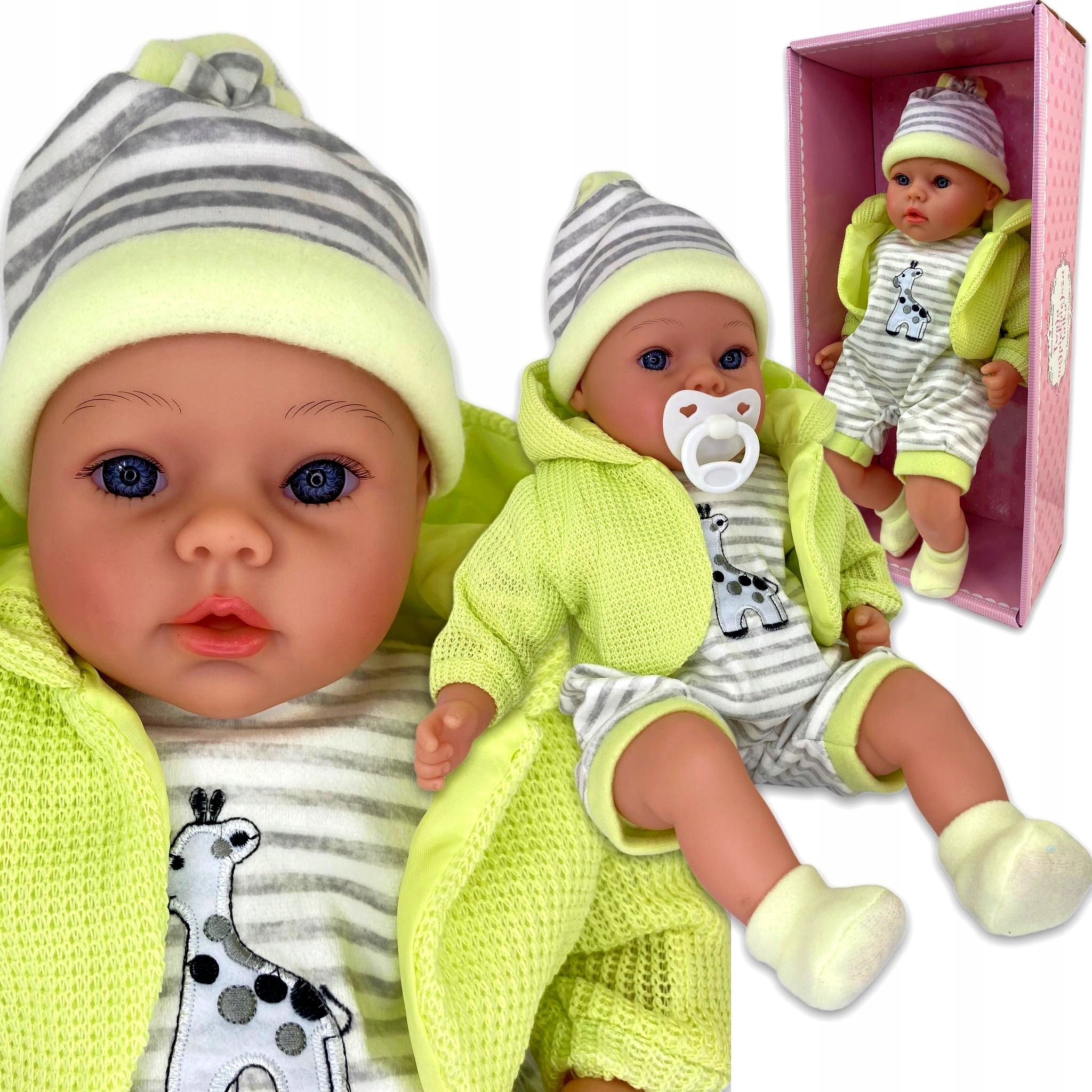 

Lalka bobas baby interaktywna born chłopiec mówi