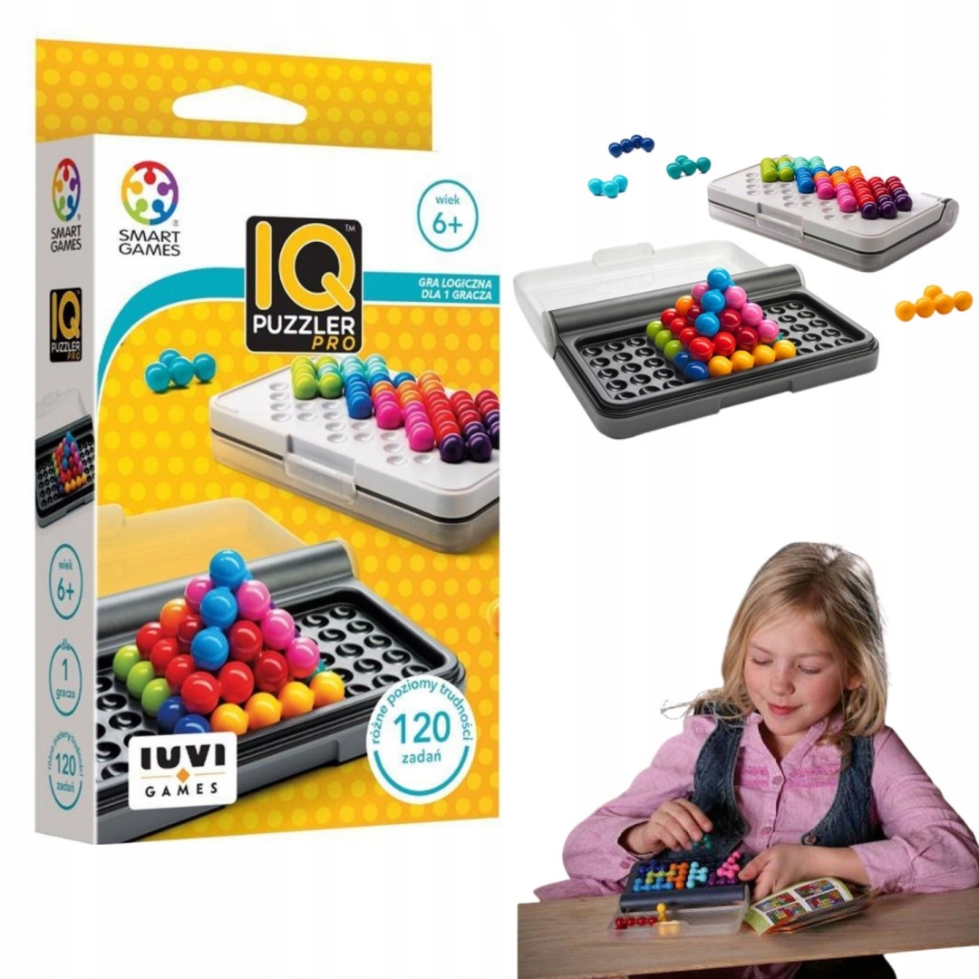 

Gra Logiczna Iq Smart Games Puzzler Pro 120 Zadań