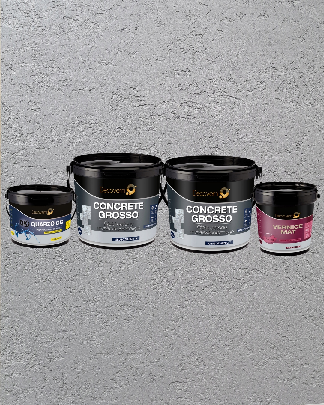 Betón Concrete Grosso 10KG sada 5 m2 Natural