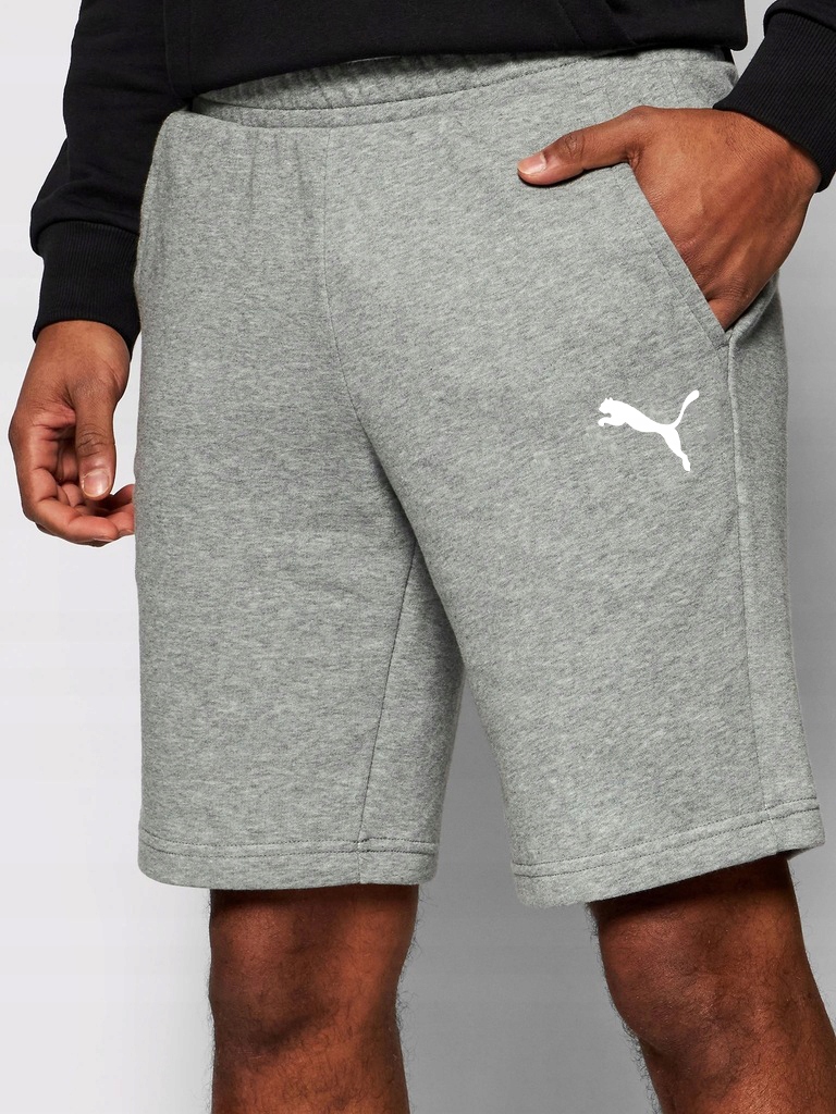 3221 SPODENKI Puma DZICIĘCE MŁODZIEŻOWE Z KIESZENIAMI SPORTOWE DRESOWE