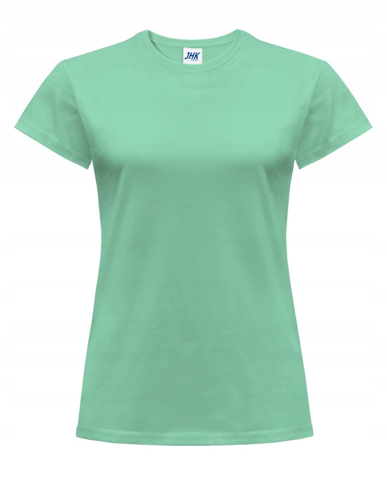 

Koszulka Damska T-shirt Krótki Rękaw Jhk Mięta M