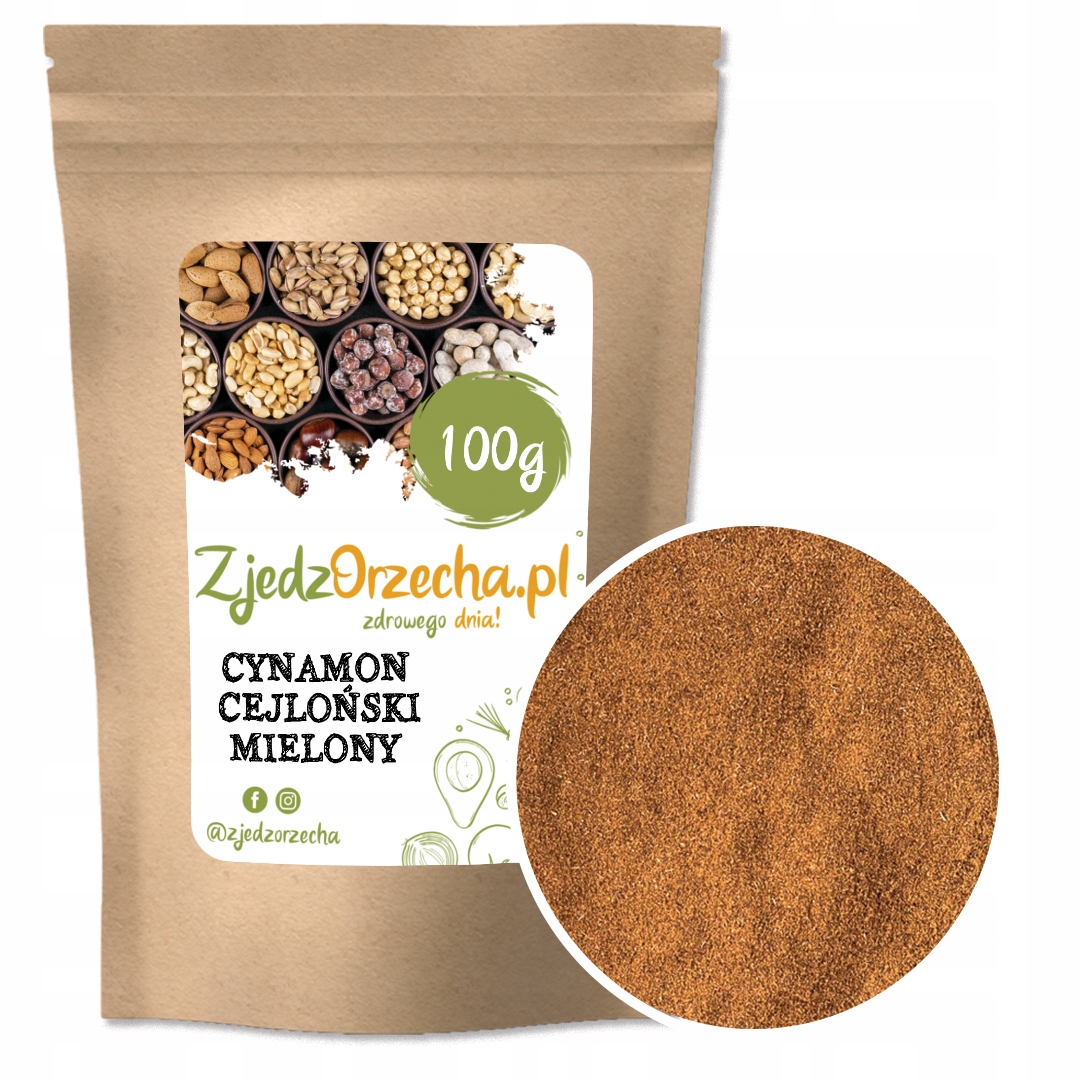 CYNAMON CEJLOŃSKI MIELONY 100g