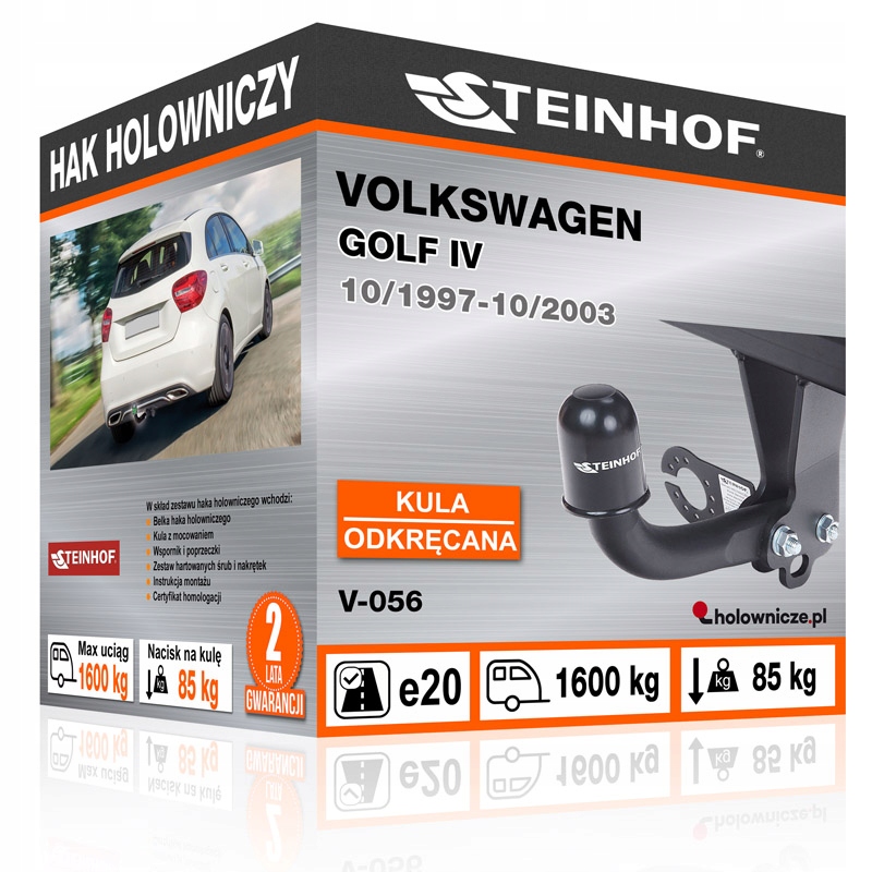 Hak holowniczy Volkswagen GOLF IV 1997-2003