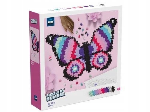 

Klocki Plus-plus Puzzle By Number Motyl 800EL.