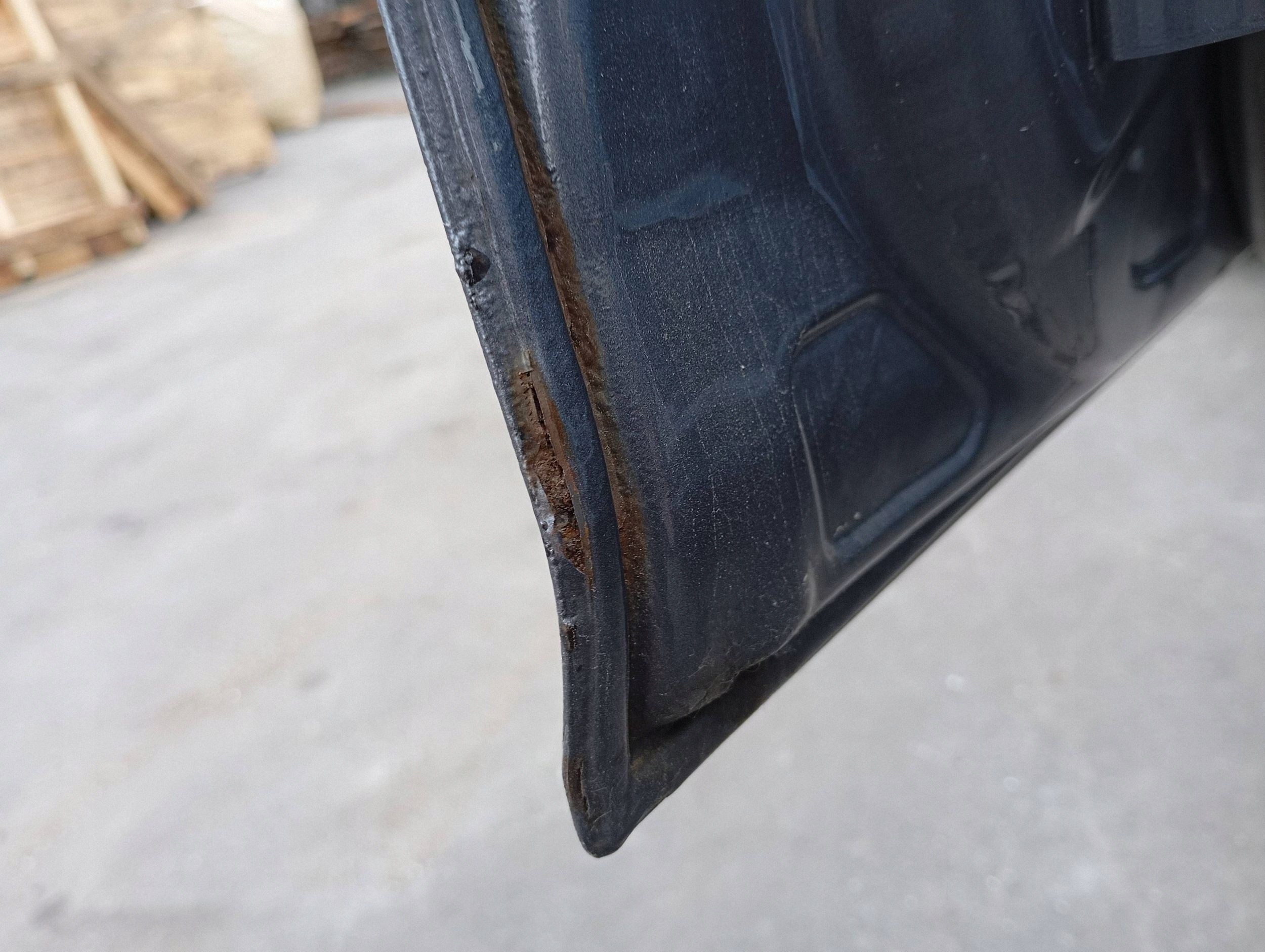 BMW 3 E46 door front front left sedan STAHLBLAU METALLIC 372/5