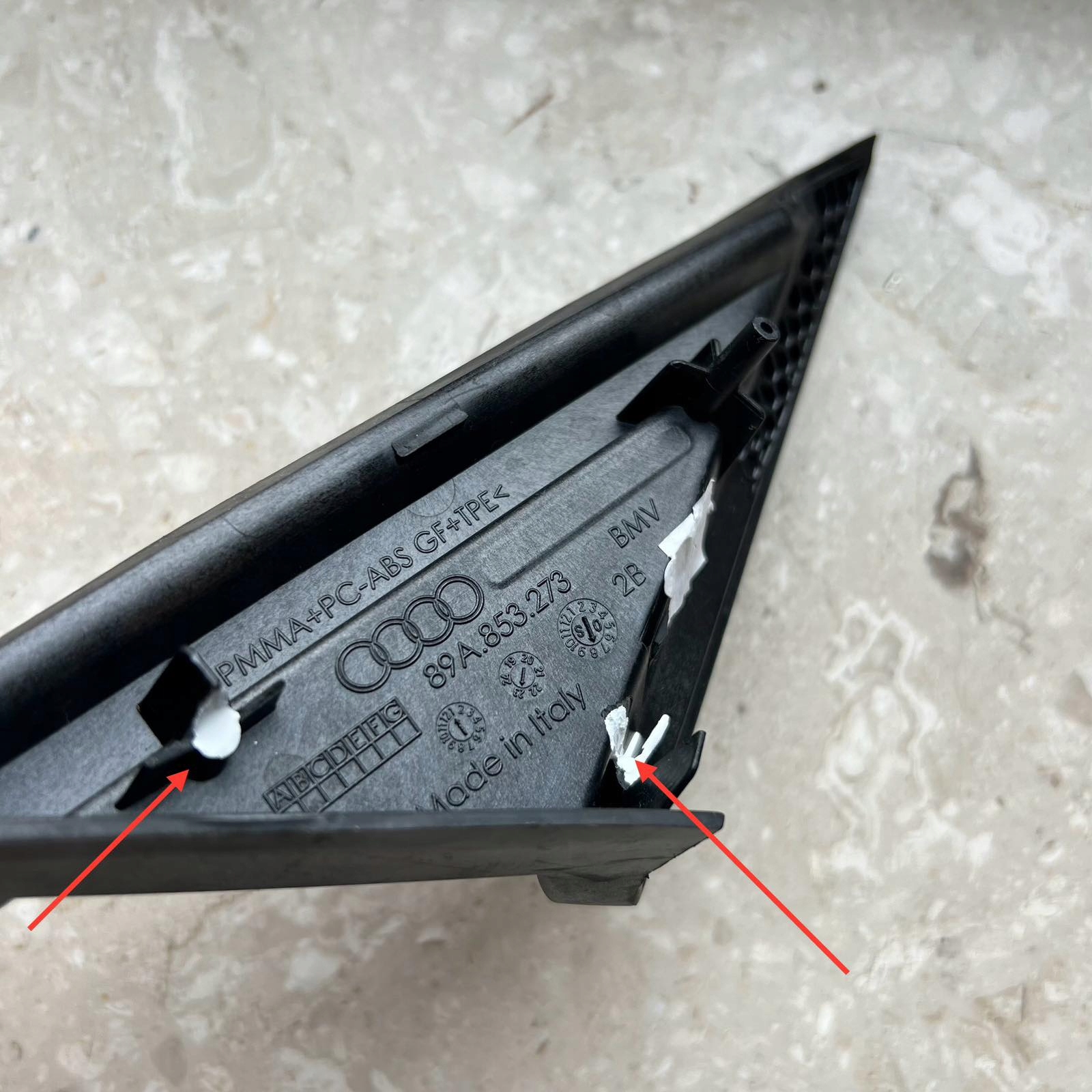 AUDI Q4 E-TRON spoiler door windows left front 89A853273