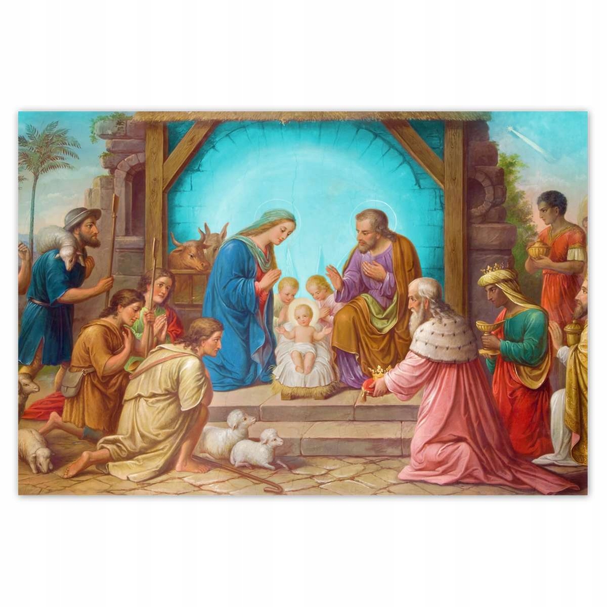 Plakáty 200x135 Jesličky Stájenka