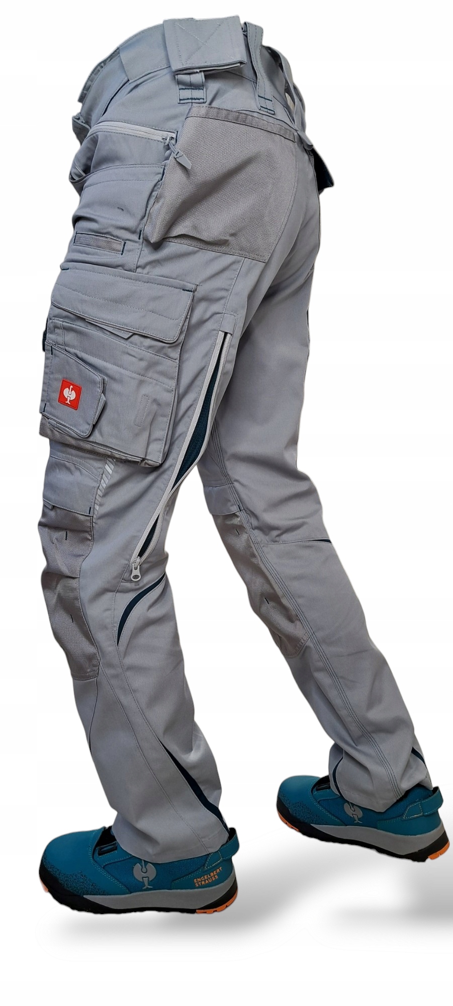Spodnie Robocze Strauss 2020 E.s. Motion Szare 65621 54