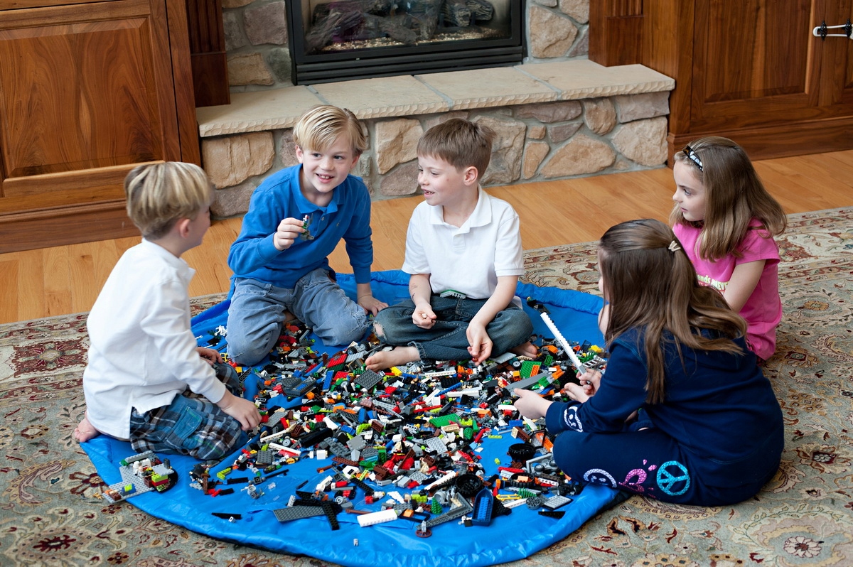 MATA DO ZABAWY WOREK POJEMNIK NA KLOCKI ZABAWKI Kod producenta 5404