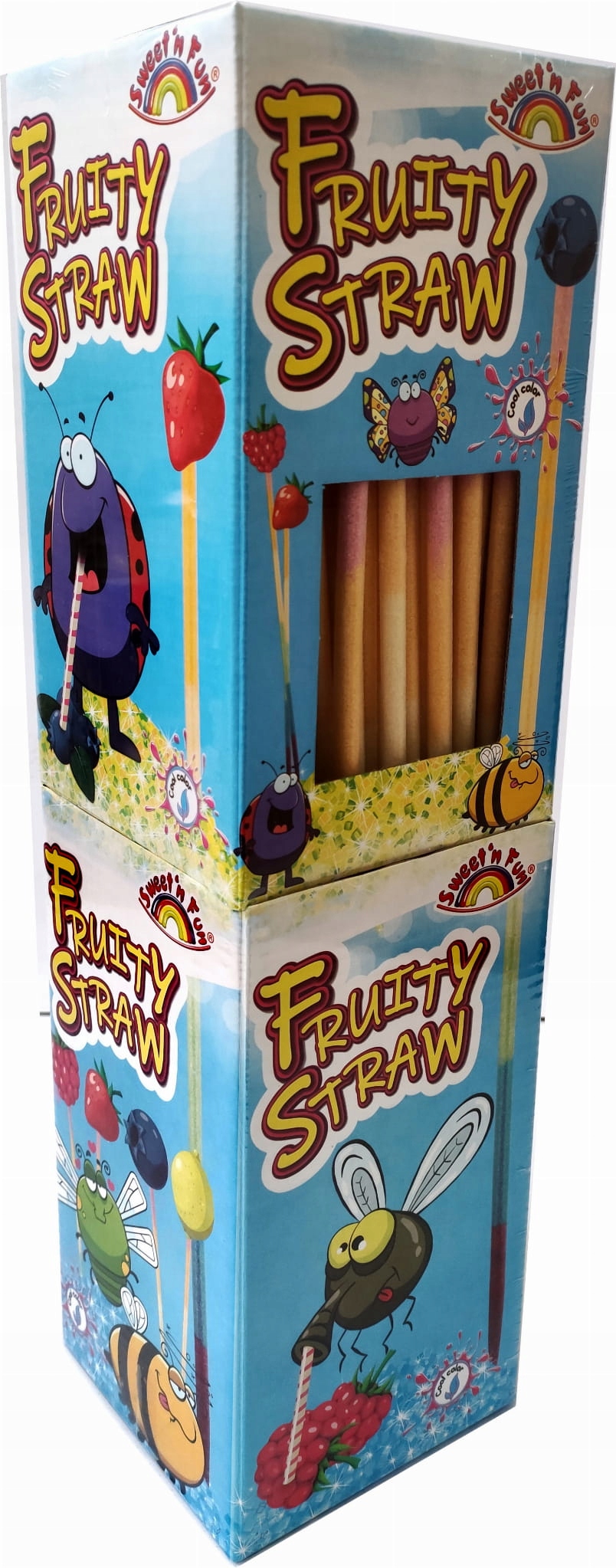 Fruity Straws Słomki z proszkiem 140 szt x 12 g