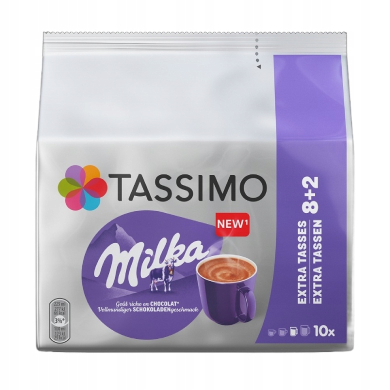 Kapsułki Tassimo gorąca czekolada Milka 16g x10 szt.