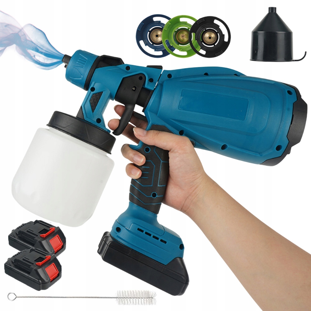 Malířský Agregát Elektrická Pistole Na Malování 3 Trysky 50 Din Sada