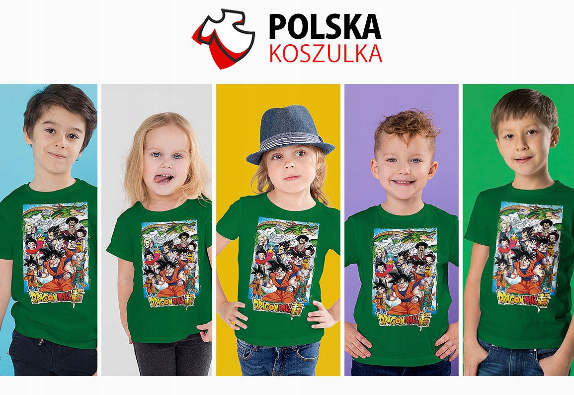 KOSZULKA DZIECIĘCA DLA DZIECKA T-SHIRT DRAGONBALL 140 146 JAKOŚĆ Stan opakowania oryginalne