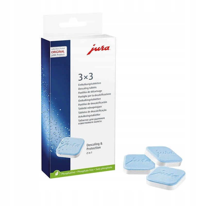 Levně Jura Dvoufázové odvápňovací tablety 9 kusů