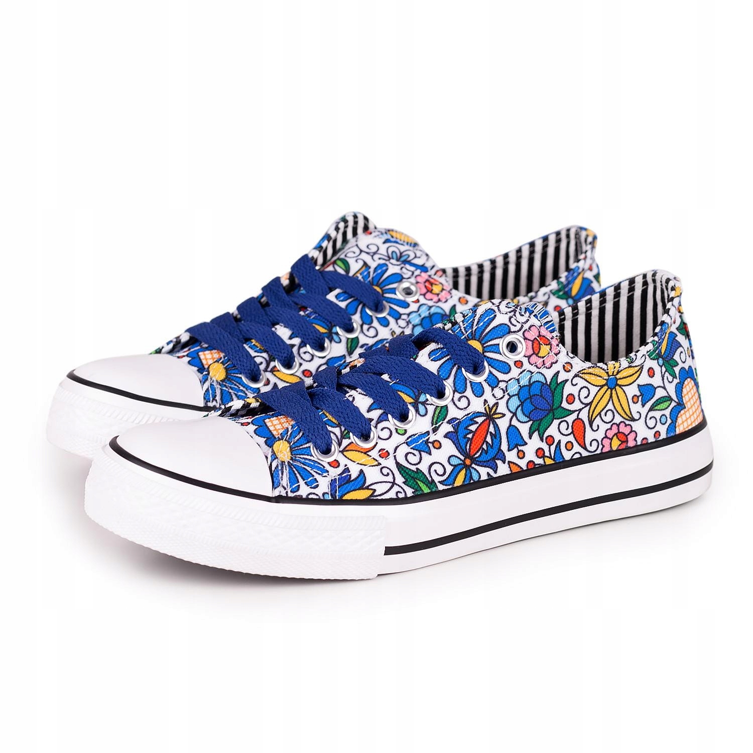 

Trampki Folk Wzory Kaszubskie - Kwiaty - 38