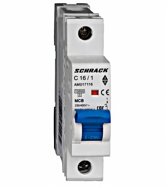 

Wyłącznik instalacyjny Schrack 6kA C 16A AM617116