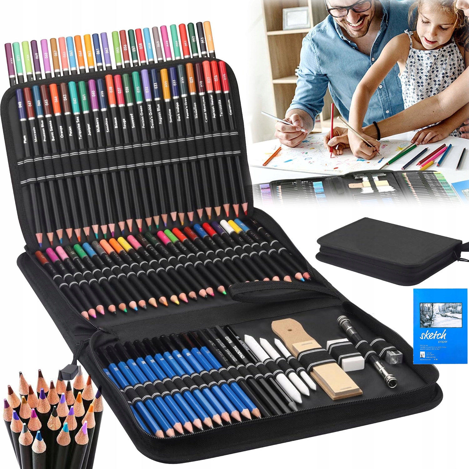 Pastelky Sada Pastelek Na Kreslení 145 Kusů Pro Dárek