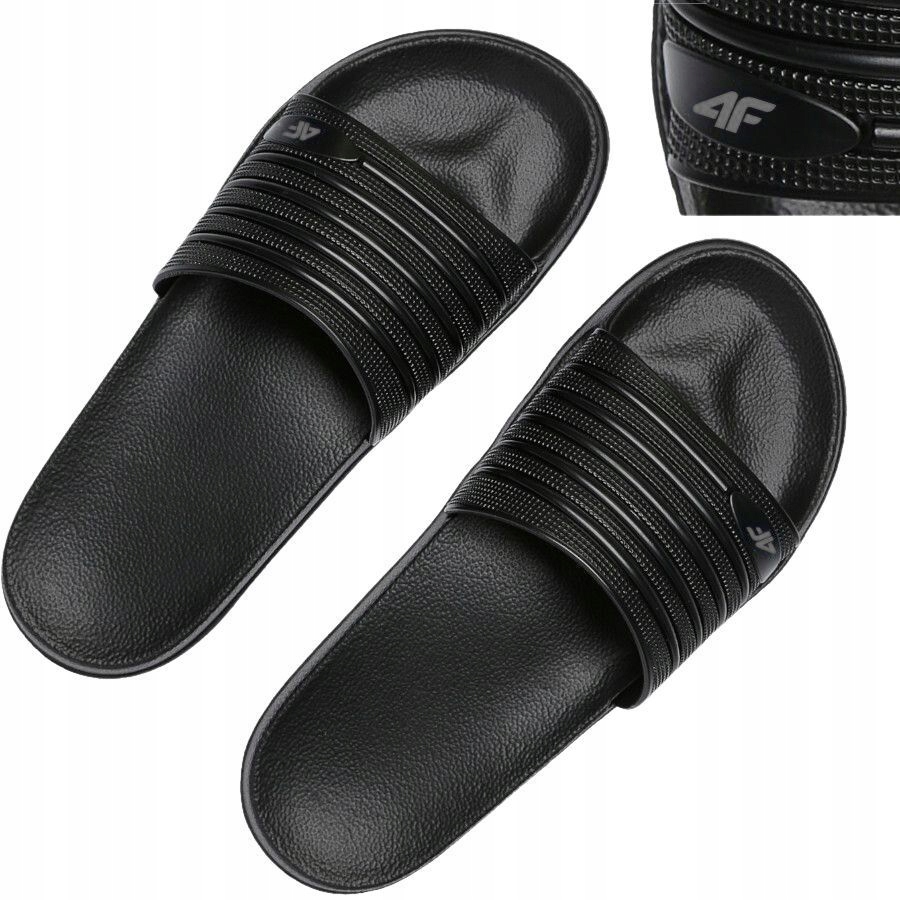 KLAPKI MĘSKIE 4F SPORTOWE GUMOWE BASENOWE NA LATO PO DOMU