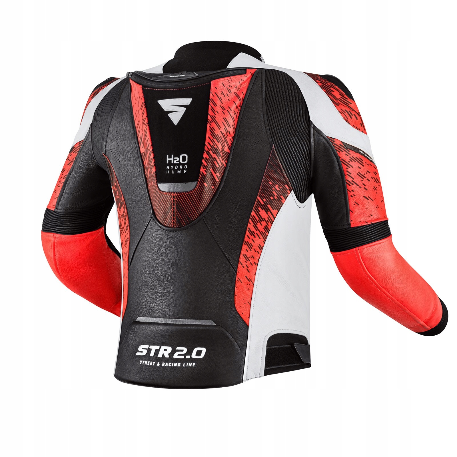 Kurtka motocyklowa SHIMA STR 2.0 Red Fluo 50 Rozmiar 50