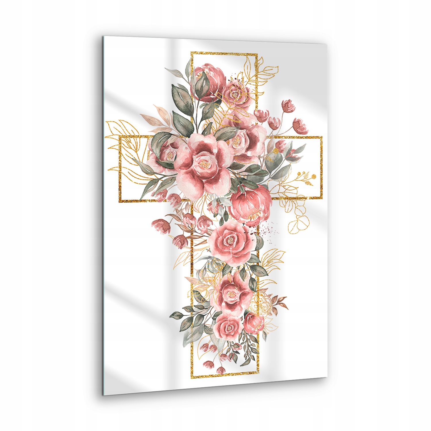 Obraz na skle dárek na přijímání