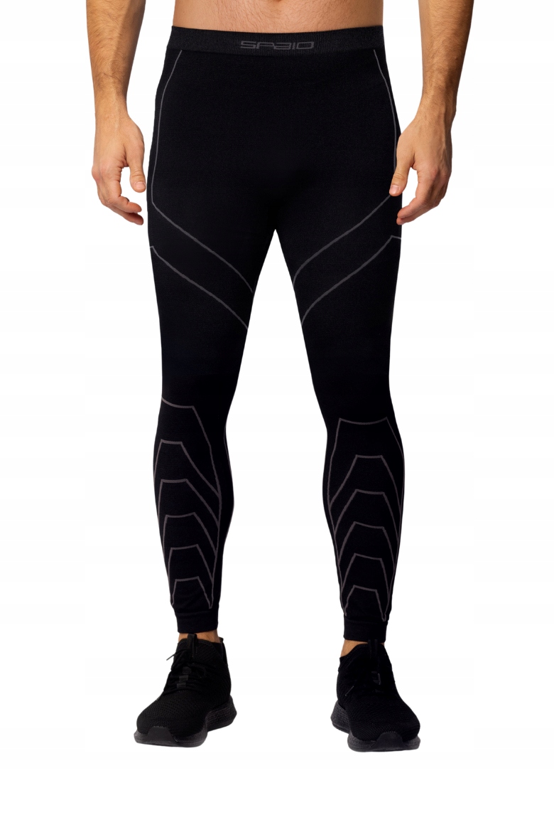 Spodnie legginsy termoaktywne motocyklowe SPAIO Rapid czarne szare XXL Numer katalogowy producenta 050070080-050014-XXL