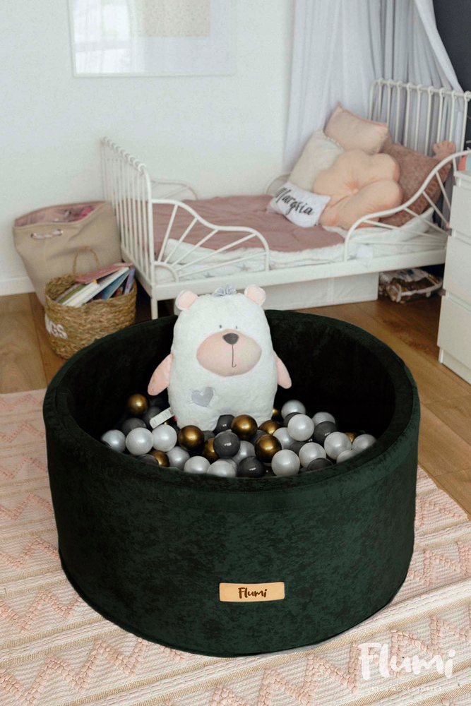 Suchy basen z piłeczkami 90 x 40 cm WYŻSZY 200 kulek + IMIĘ DZIECKA GRATIS Kod producenta 5900718520089