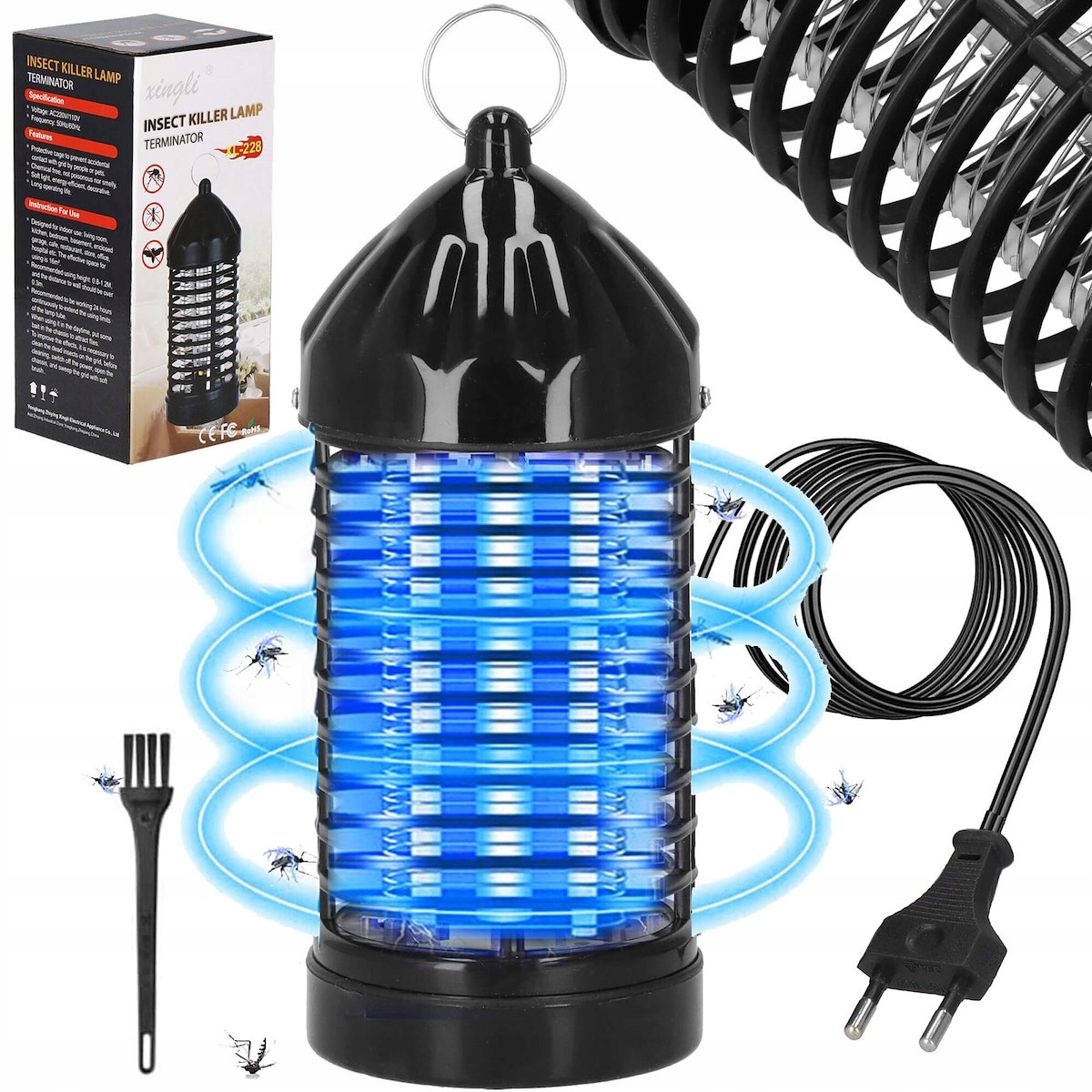 

Lampa Pułapka Na Komary Owadobójcza Światło Uv