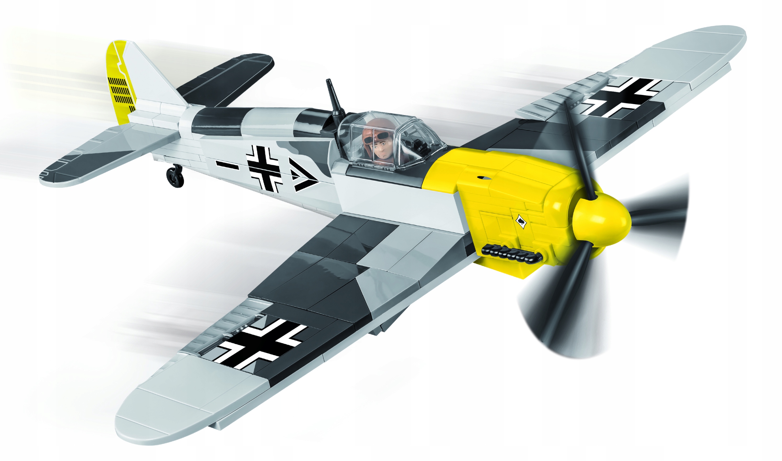 KLOCKI COBI 5715 SAMOLOT MESSERSCHMITT BF 109 F-2 Bohater Inny