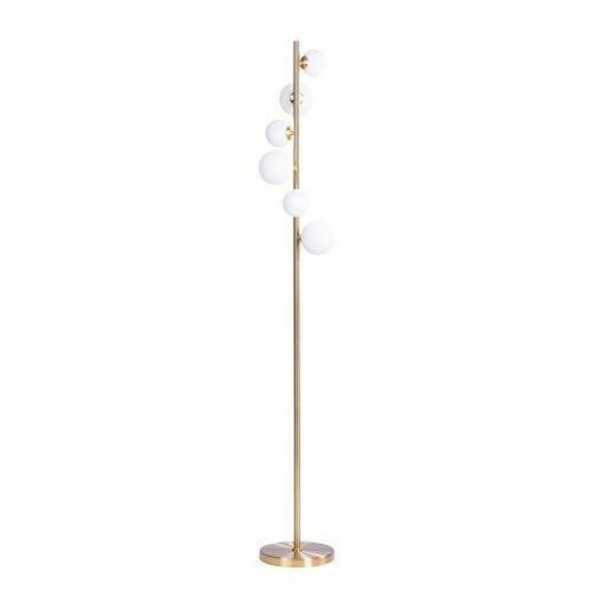 Azzardo AZ4408 stojaca lampa Sybilla 6 floor zlatá