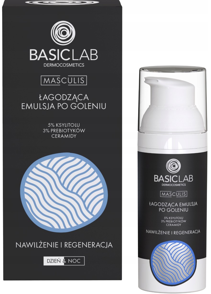 Basiclab Emulsja po goleniu nawilża i regeneruje podrażnienia 50 ml
