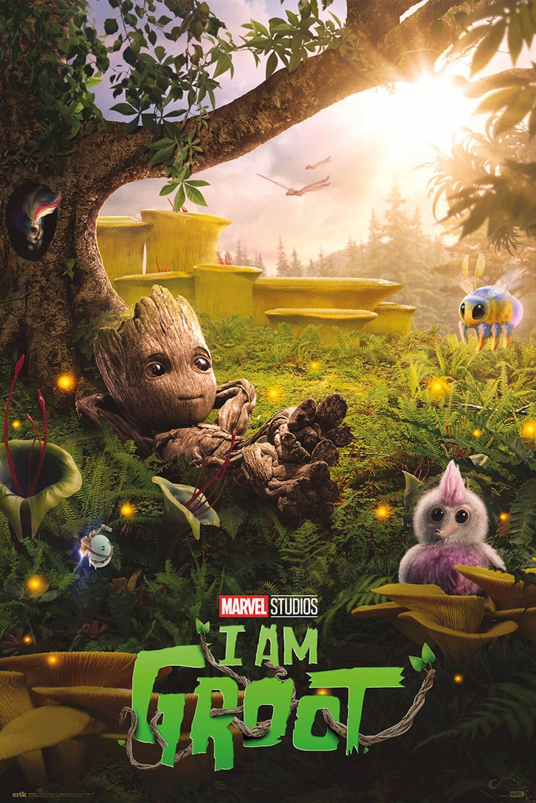 Plakat Marvel Groot Chill Time 61x91,5 cm