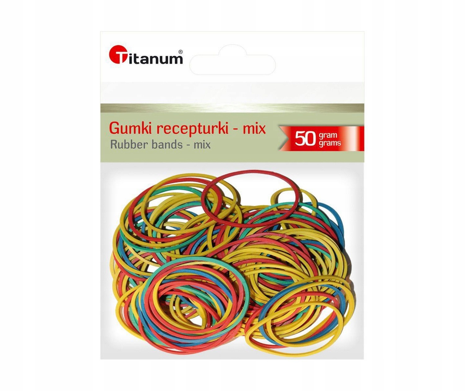 

Gumki recepturki mix 50g Titanum